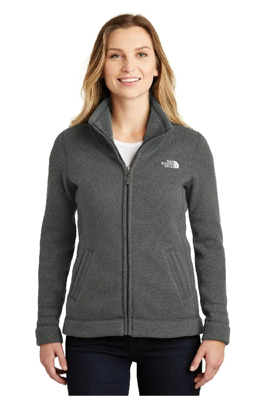 Gorgeous Silk Skirt The North Face Womens Full Zip Sweater Fleece Jacket - Heather Black