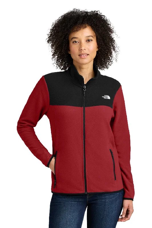 Rock Leggings The North Face Womens Glacier Fleece Full Zip Jacket - Rage Red/Black - New