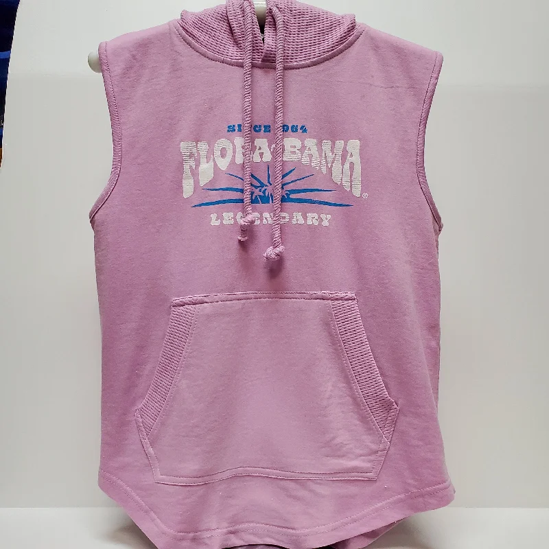 Elegant Slim Style Flora-Bama Kinsley Sleeveless Hoodie