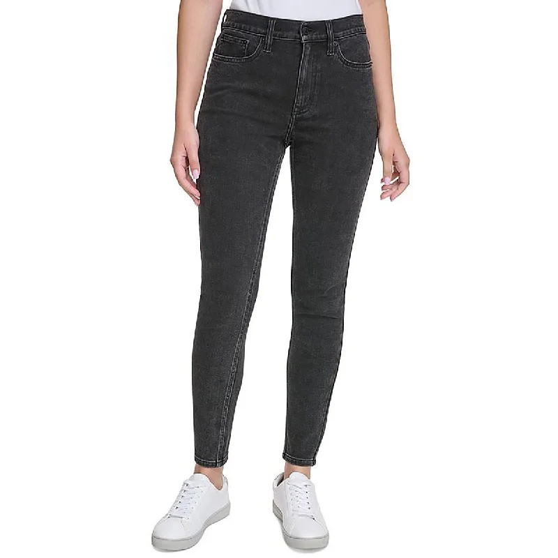 Casual Light Style Calvin Klein Womens High Rise Denim Skinny Jeans