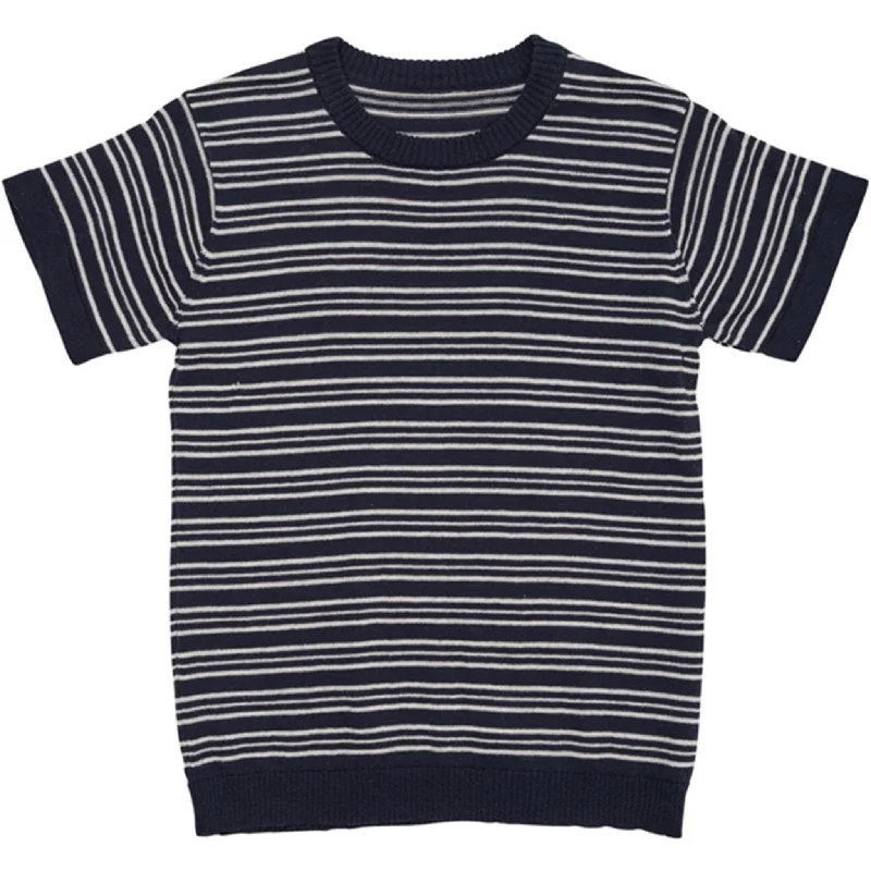 Casual Sports Suit Copenhagen Colors Navy/Cream Comb. Strik T-shirt