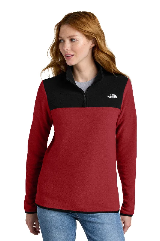 Gorgeous Silk Skirt The North Face Womens Glacier Fleece 1/4 Zip Jacket - Rage Red/Black - New