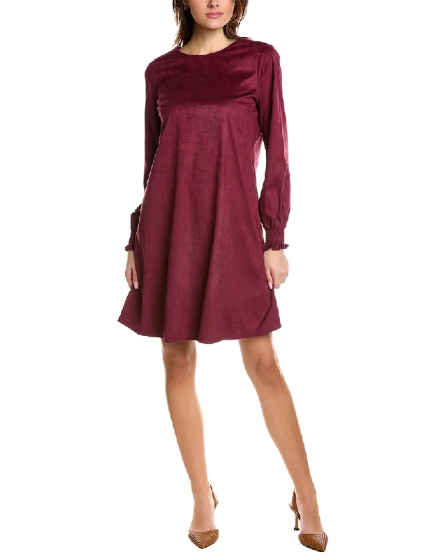 Casual Version Anne Klein Smocked Trapeze Dress