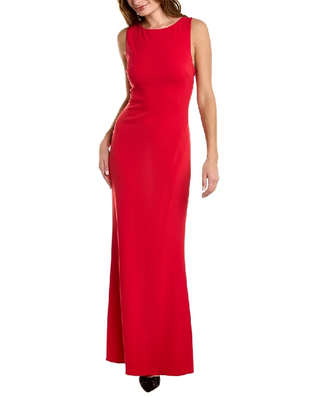 Casual Light Style Badgley Mischka Crisscross Gown