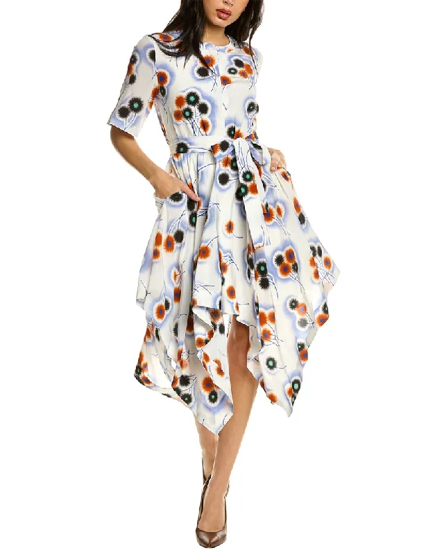 Elegant And Simple Jason Wu Handkerchief Silk Dress