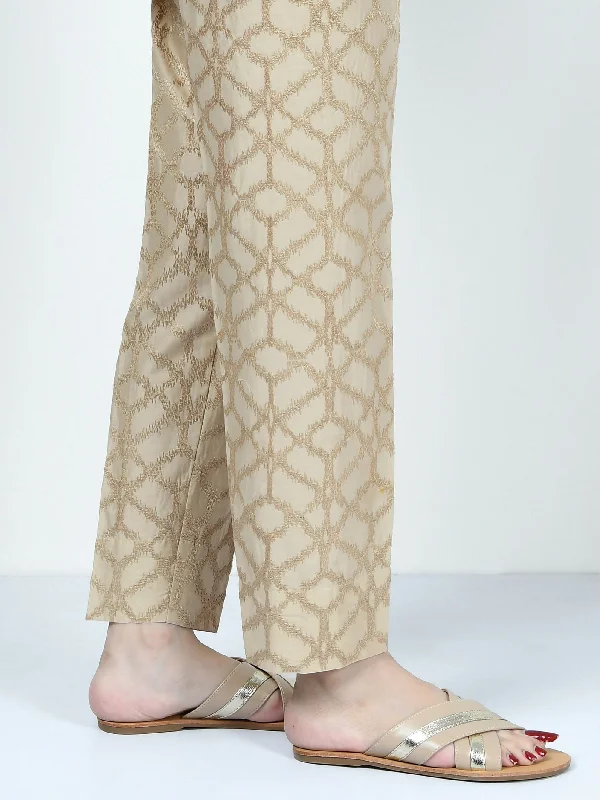 Sports Litigation Style Embroidered Cambric Trouser