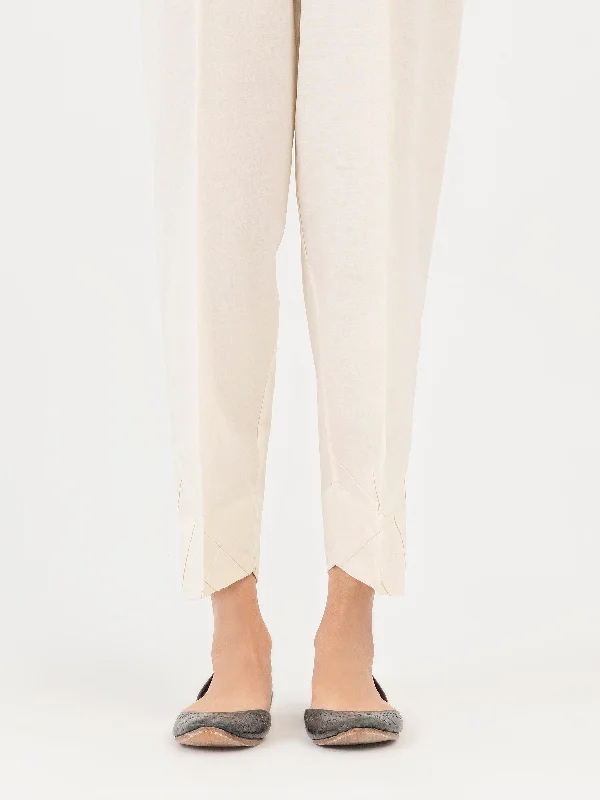 Simple Classic Style Cambric Trouser-Dyed (Pret)