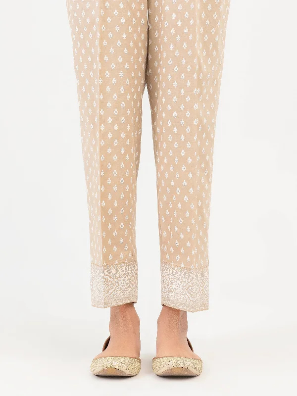 Romantic Lightness Cambric Trouser-Paste Print (Pret)