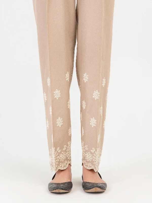 Gorgeous Sequin Style Cambric Trouser-Embroidered (Pret)