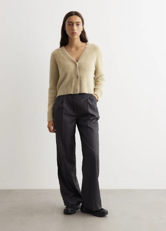 Casual Simple Style Sequence Drawstring Tailored Pants