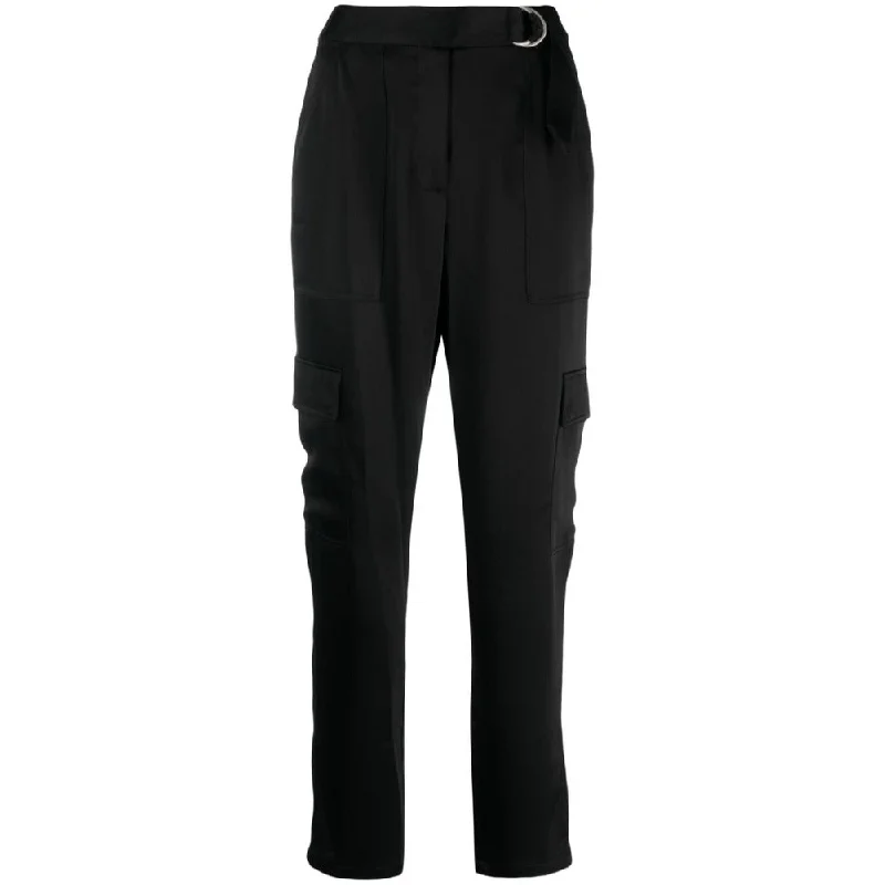 Simple And Generous Style Simkhai Women Carolina Side Patch Pockets Straight Legs Utility Pant Black