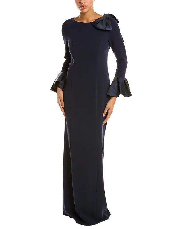 Leisure Time Teri Jon Crepe Column Gown